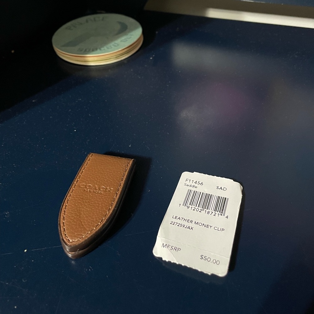Coach money clip